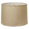 Edge Collections - 13" - Brown - Mid-Century Modern Drum Lampshade - 1 Piece